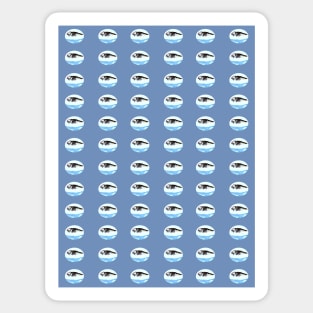 Atlantic Puffins Pattern Sticker